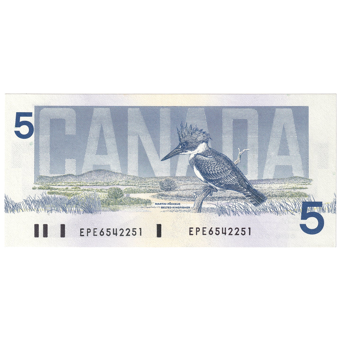 BC-56b 1986 Canada $5 Thiessen-Crow, EPE, UNC