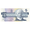 BC-56b 1986 Canada $5 Thiessen-Crow, EPF, AU-UNC