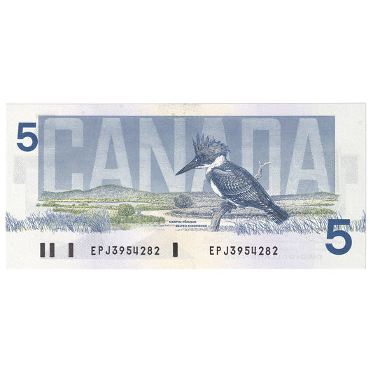 BC-56b 1986 Canada $5 Thiessen-Crow, EPJ, UNC