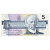 BC-56b 1986 Canada $5 Thiessen-Crow, FND, AU