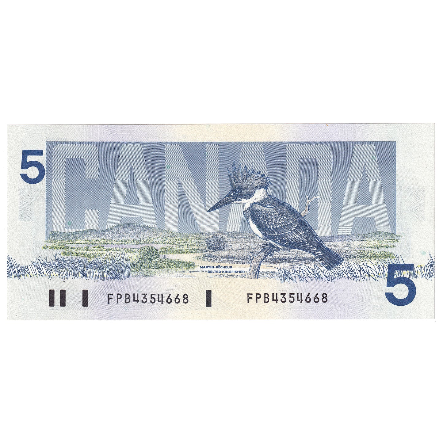 BC-56b 1986 Canada $5 Thiessen-Crow, FPB, UNC