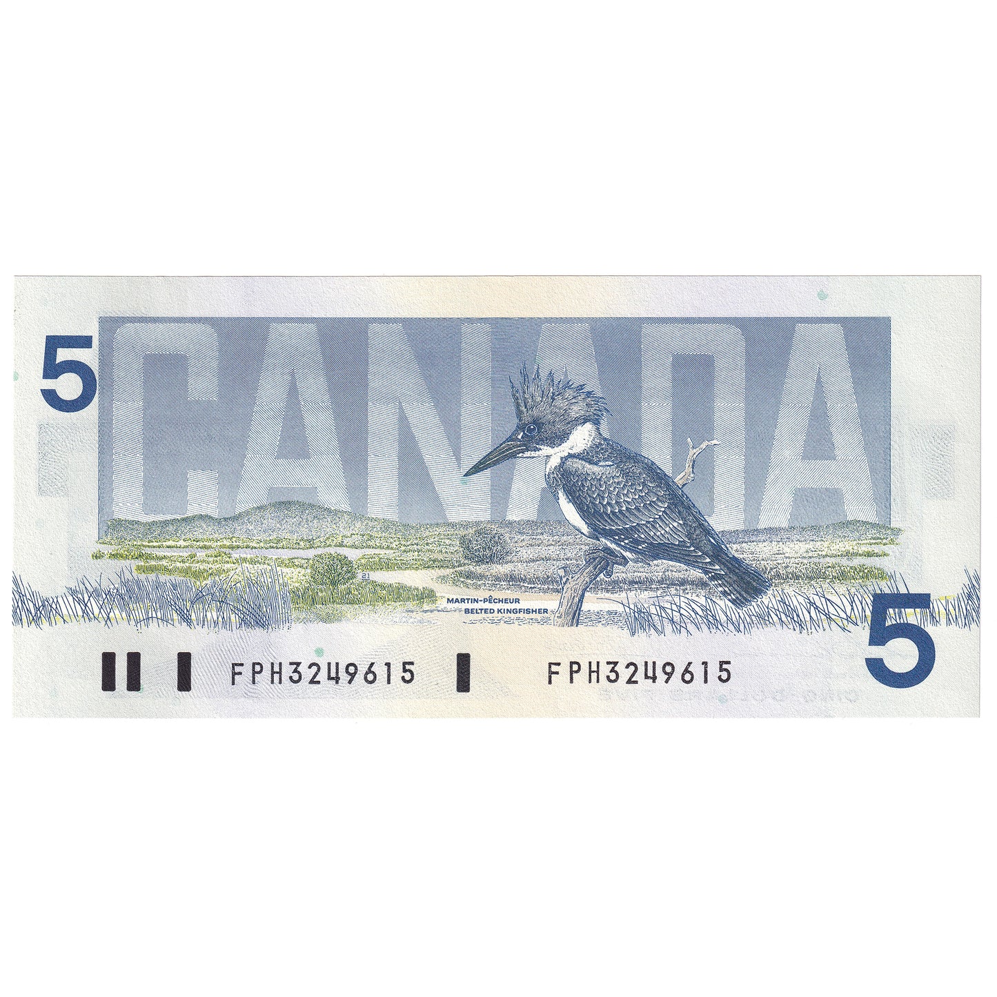 BC-56b 1986 Canada $5 Thiessen-Crow, FPH, UNC
