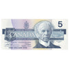 BC-56b 1986 Canada $5 Thiessen-Crow, FPY, AU-UNC