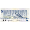 BC-56b 1986 Canada $5 Thiessen-Crow, FOA, CUNC