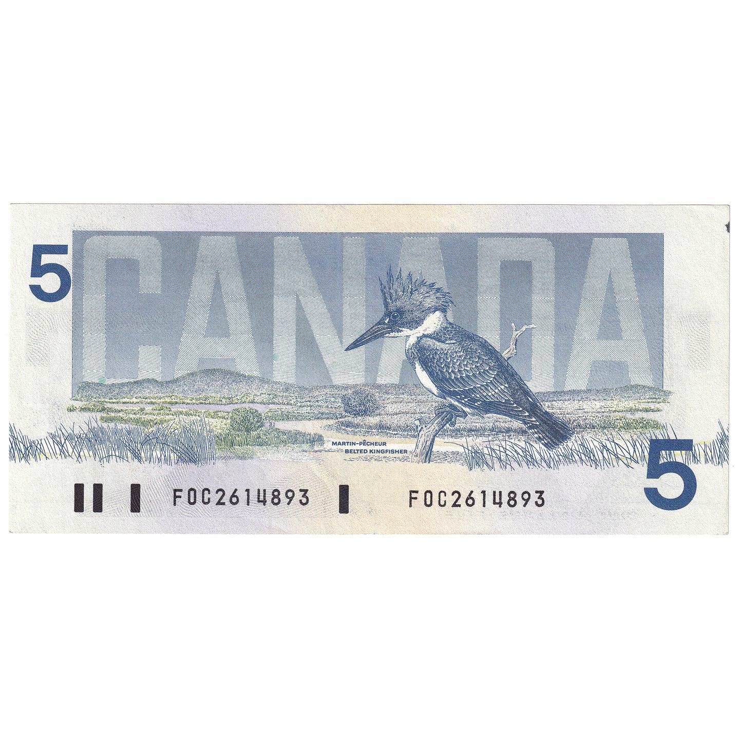 BC-56b 1986 Canada $5 Thiessen-Crow, FOC, AU