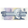 BC-56b 1986 Canada $5 Thiessen-Crow, FOP, CUNC