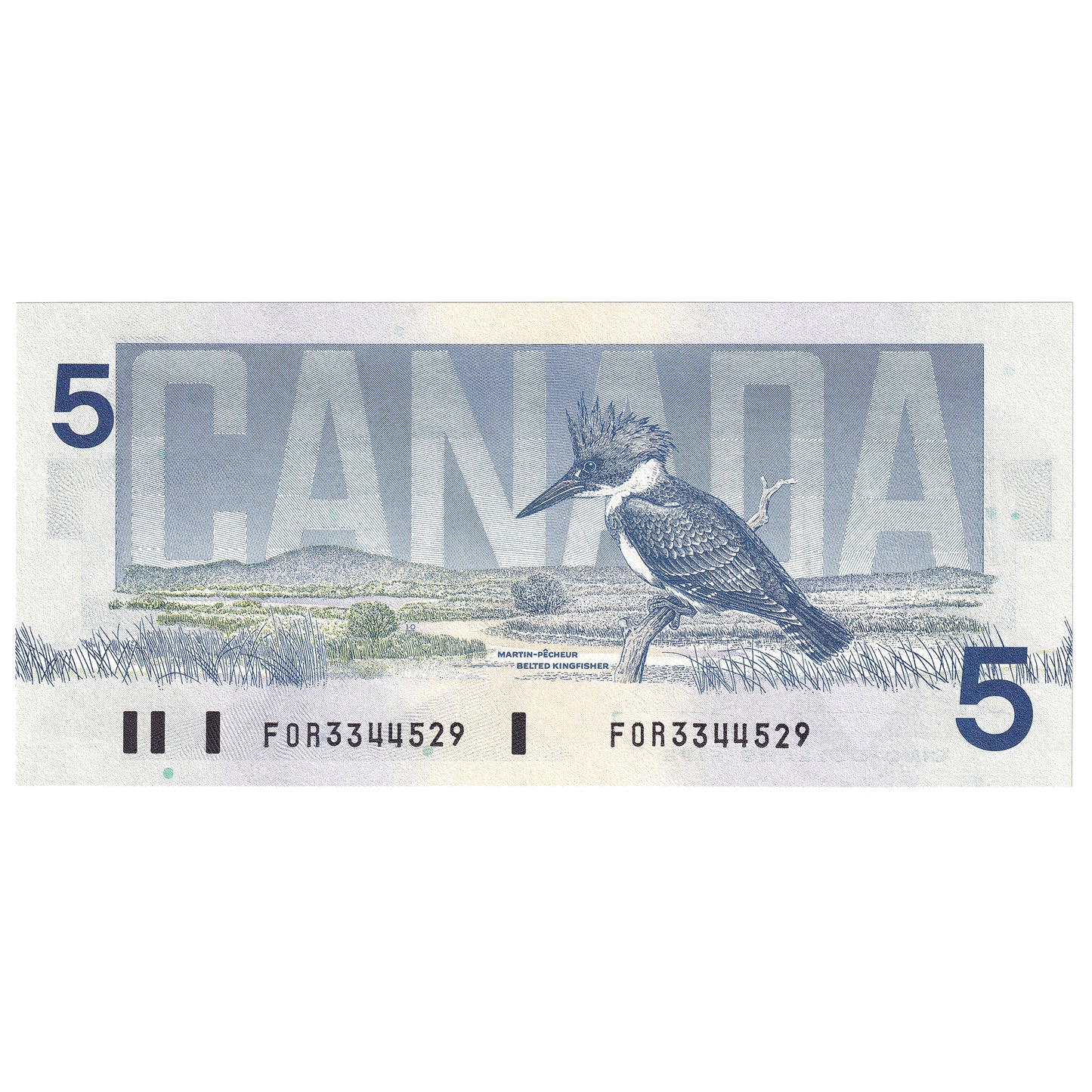 BC-56b 1986 Canada $5 Thiessen-Crow, FOR, CUNC
