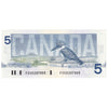 BC-56b 1986 Canada $5 Thiessen-Crow, FOS, UNC