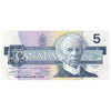 BC-56b 1986 Canada $5 Thiessen-Crow, GNC, AU-UNC