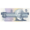 BC-56b 1986 Canada $5 Thiessen-Crow, GNJ, AU