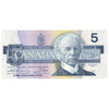 BC-56b 1986 Canada $5 Thiessen-Crow, GNU, AU