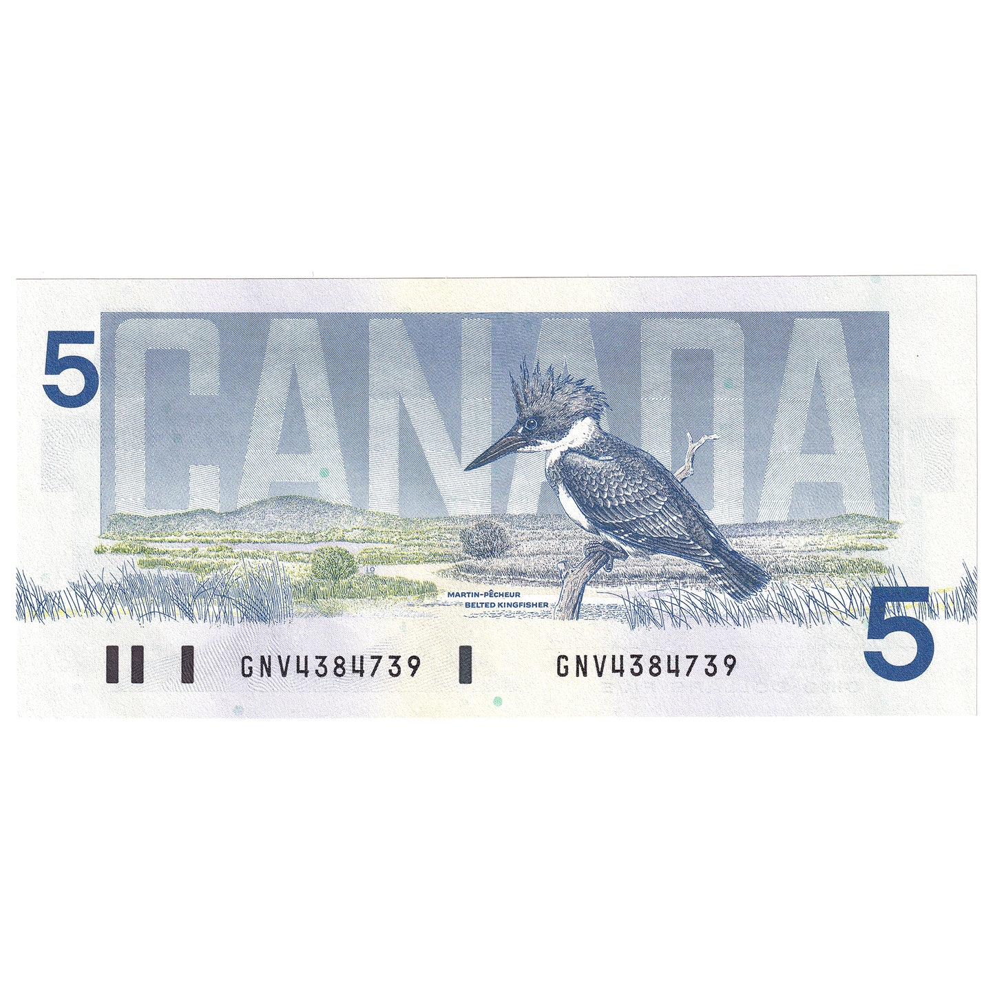 BC-56b 1986 Canada $5 Thiessen-Crow, GNV, UNC