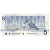 BC-56b 1986 Canada $5 Thiessen-Crow, FNX Above 7.08M, EF-AU