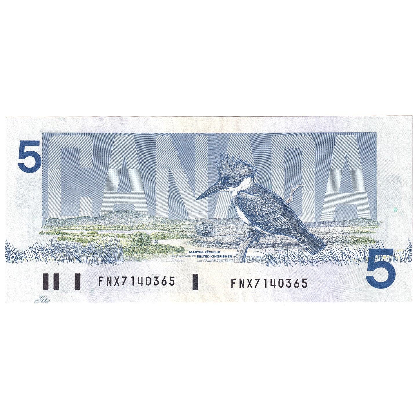 BC-56b 1986 Canada $5 Thiessen-Crow, FNX Above 7.08M, VF-EF