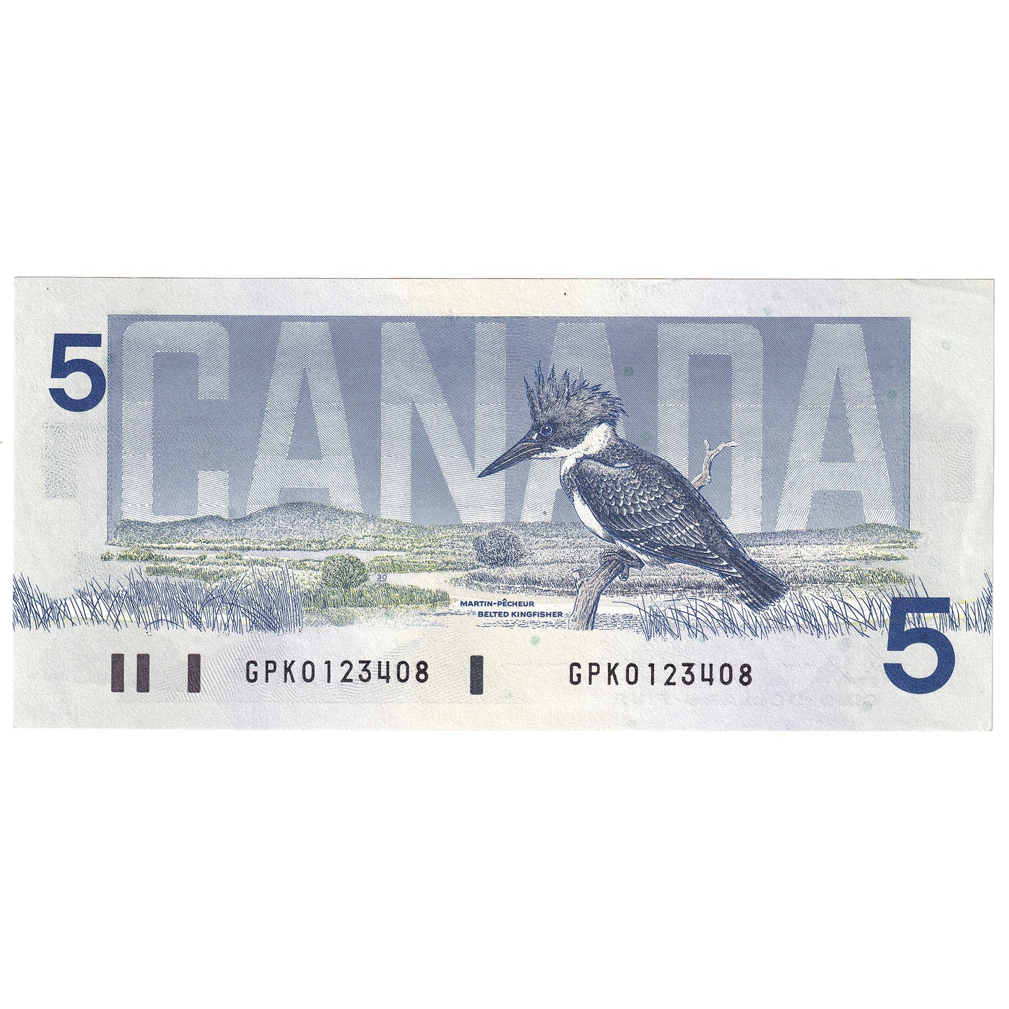BC-56c 1986 Canada $5 Bonin-Thiessen, GPK, AU-UNC