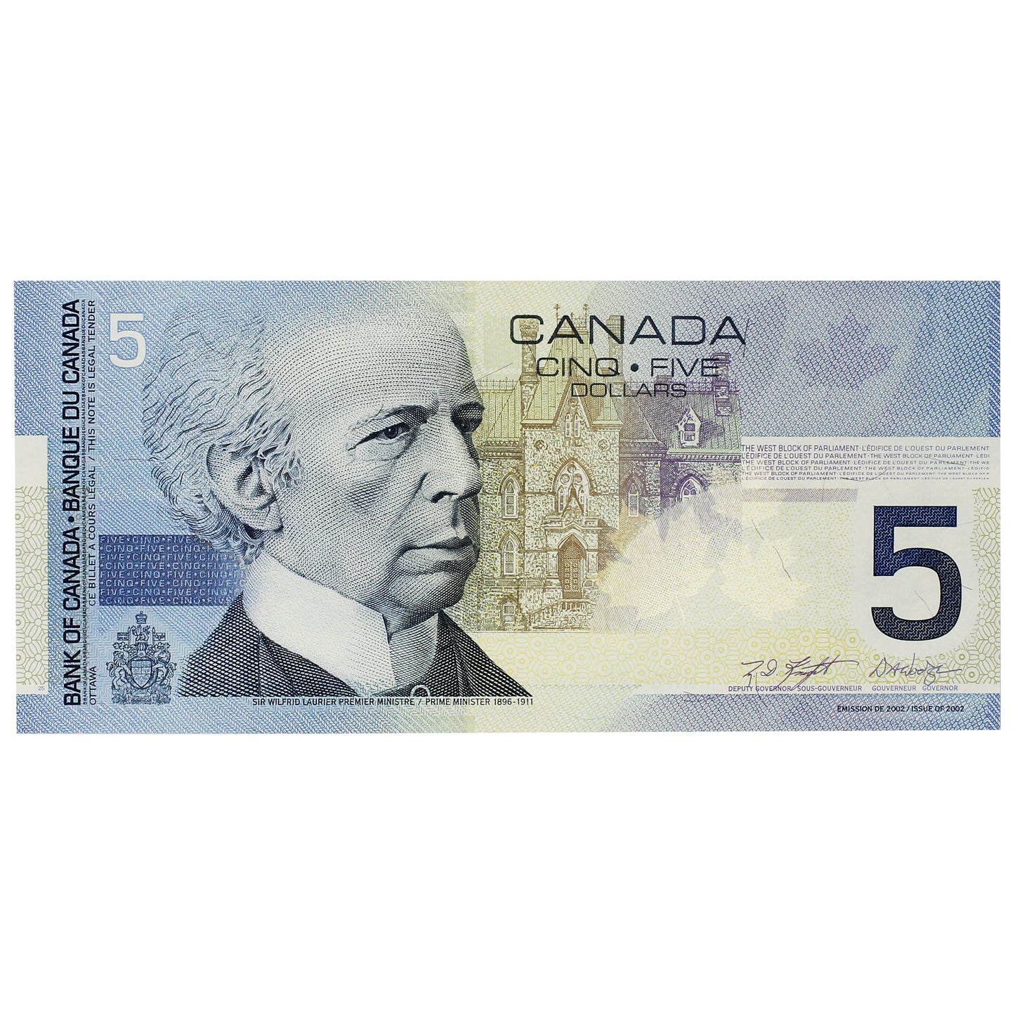 BC-62a-i 2003 Canada $5 Knight-Dodge, HNG, AU-UNC