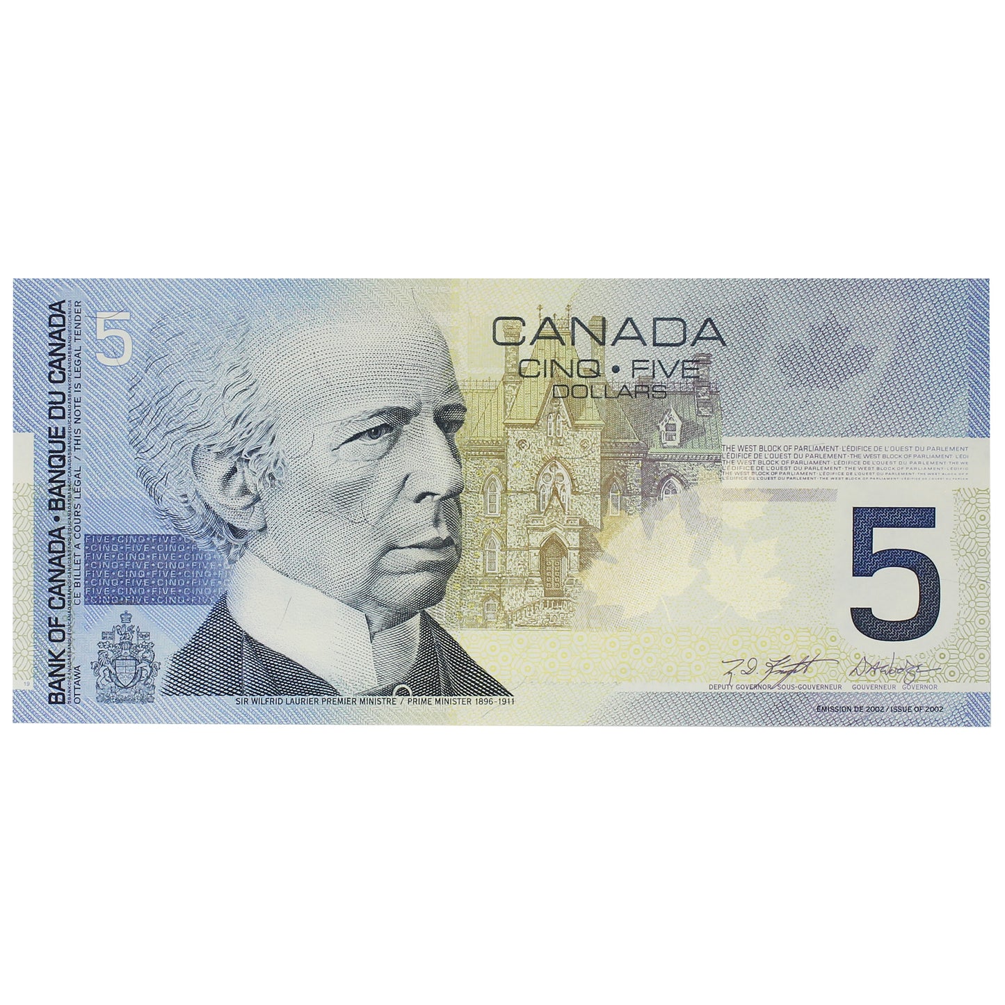 BC-62a-i 2003 Canada $5 Knight-Dodge, HNK, CUNC