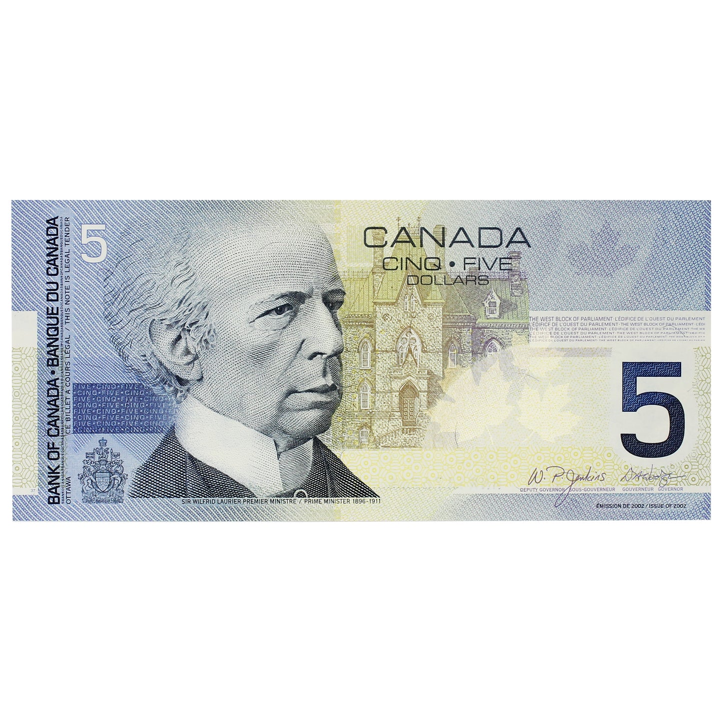 BC-62b 2004 Canada $5 Jenkins-Dodge, HNR, CUNC