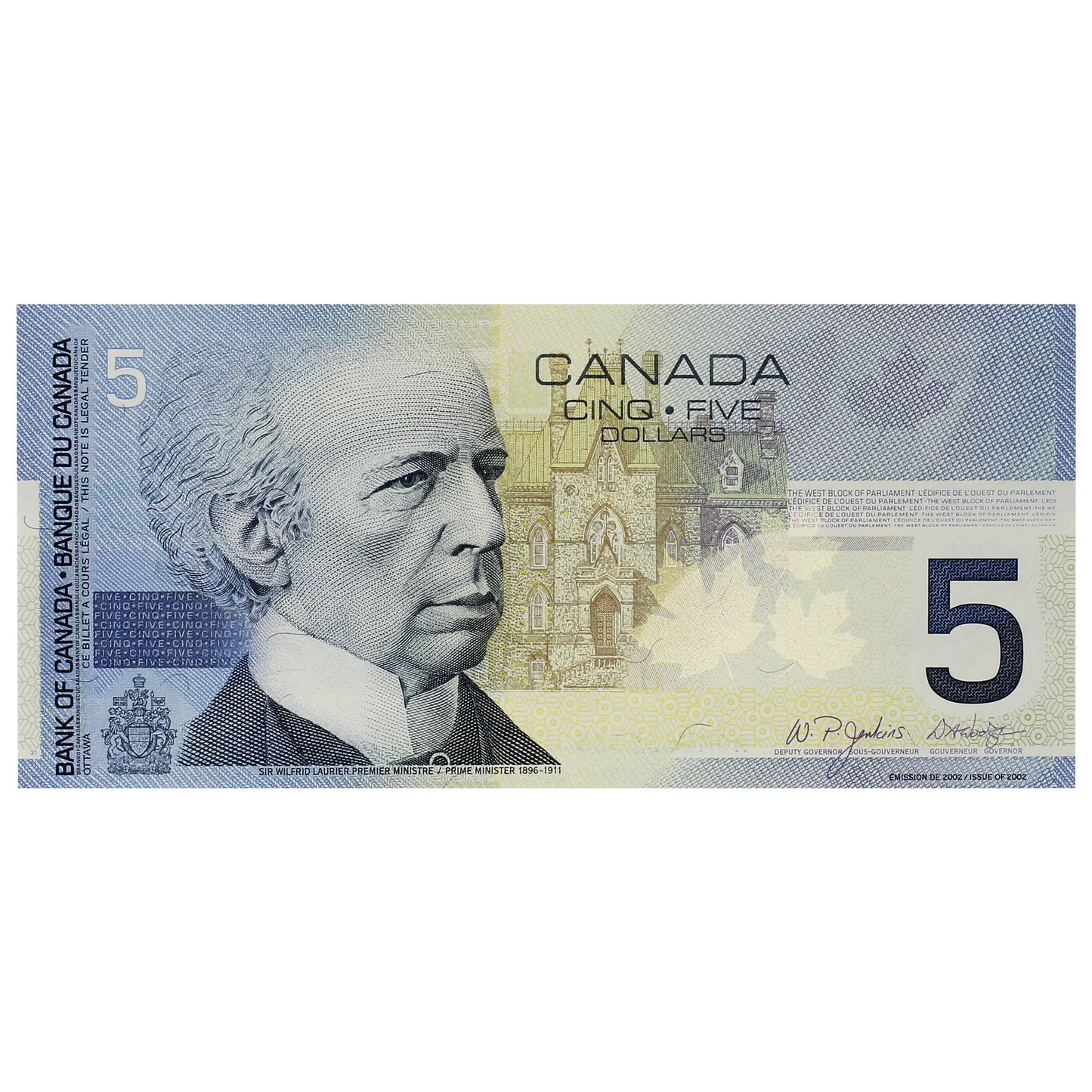 BC-62b 2005 Canada $5 Jenkins-Dodge, HOM, UNC