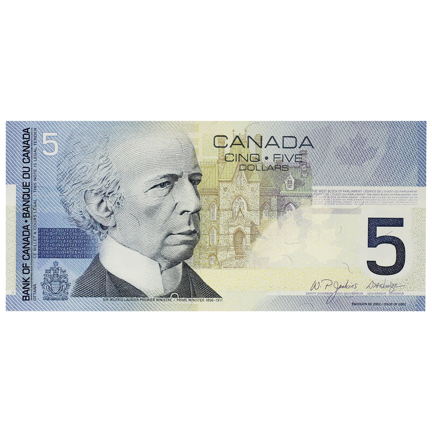 BC-62b 2005 Canada $5 Jenkins-Dodge, HOS, CUNC