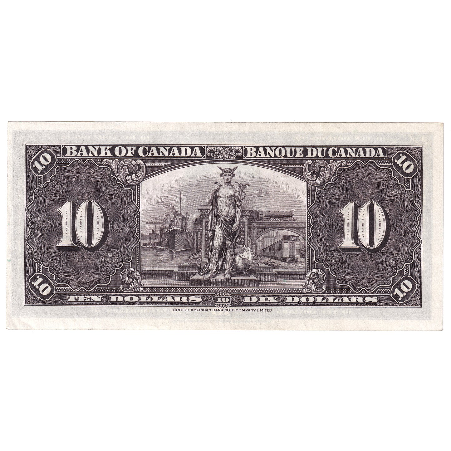 BC-24c 1937 Canada $10 Coyne-Towers, J/T, AU