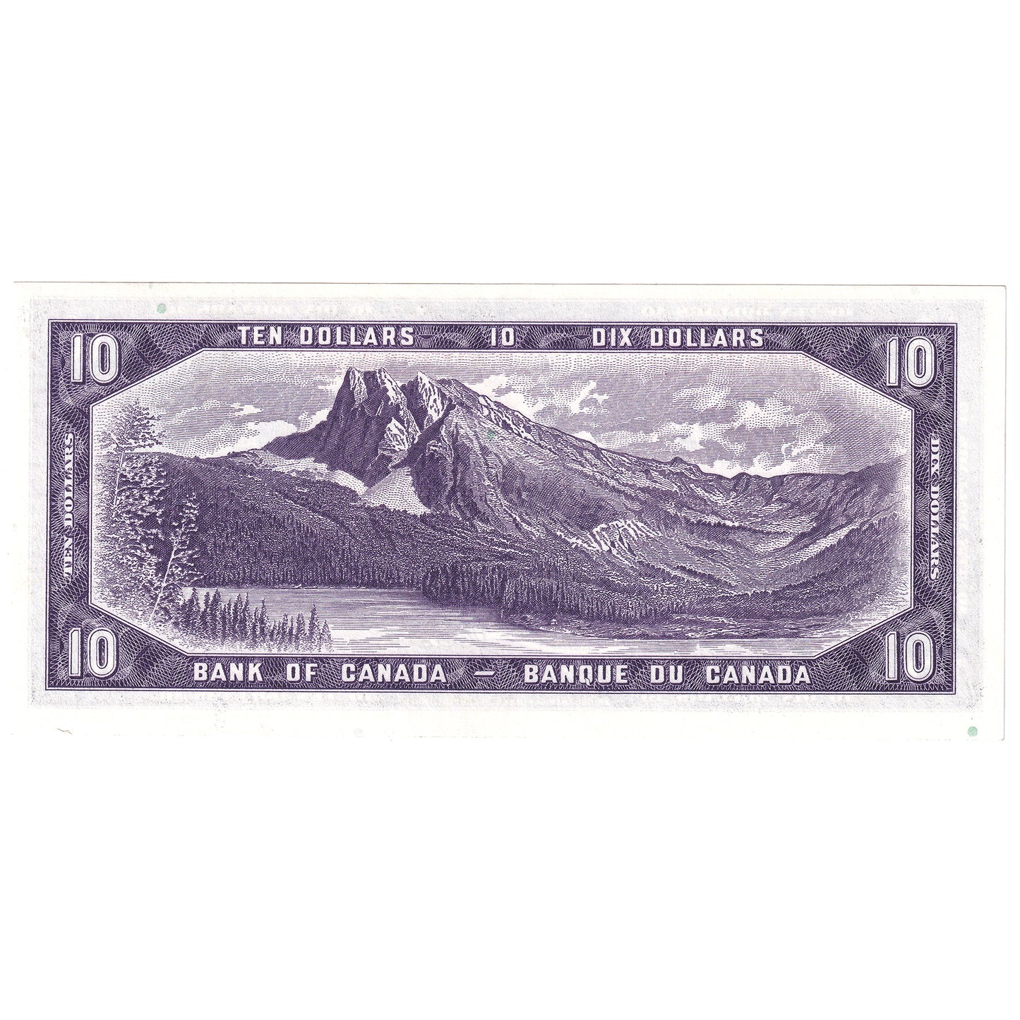 BC-40a 1954 Canada $10 Beattie-Coyne, U/D, Uncirculated (MS60)