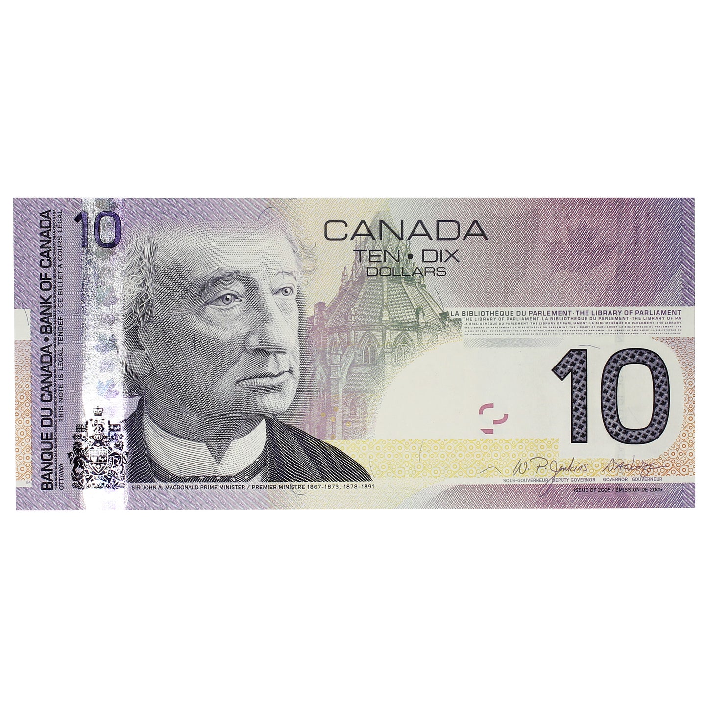 BC-68a 2007 Canada $10 Jenkins-Dodge, BTS, CUNC