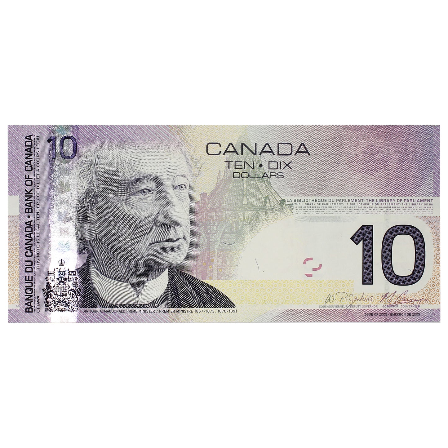 BC-68b 2009 Canada $10 Jenkins-Carney, BFV, CUNC
