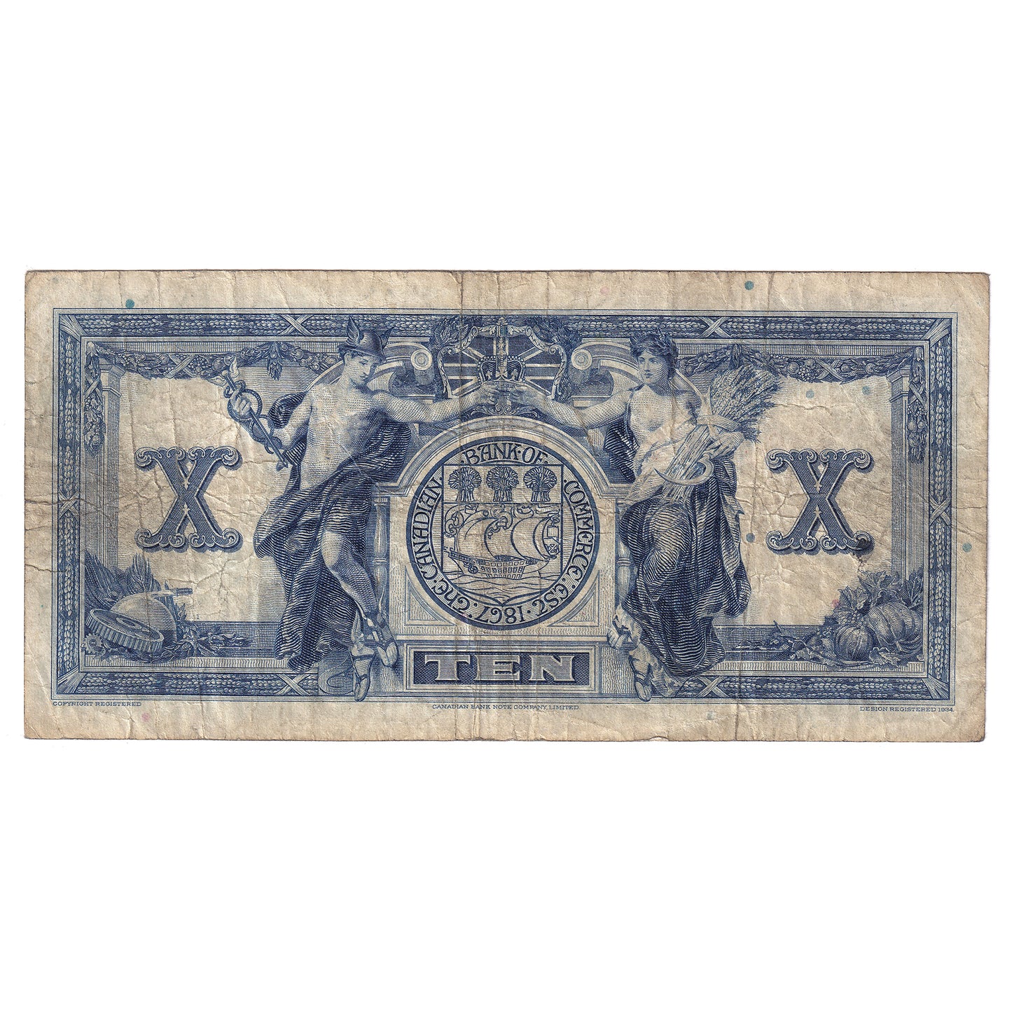 75-18-06 1935 Canadian Bank of Commerce $10 Aird-Logan, F-VF