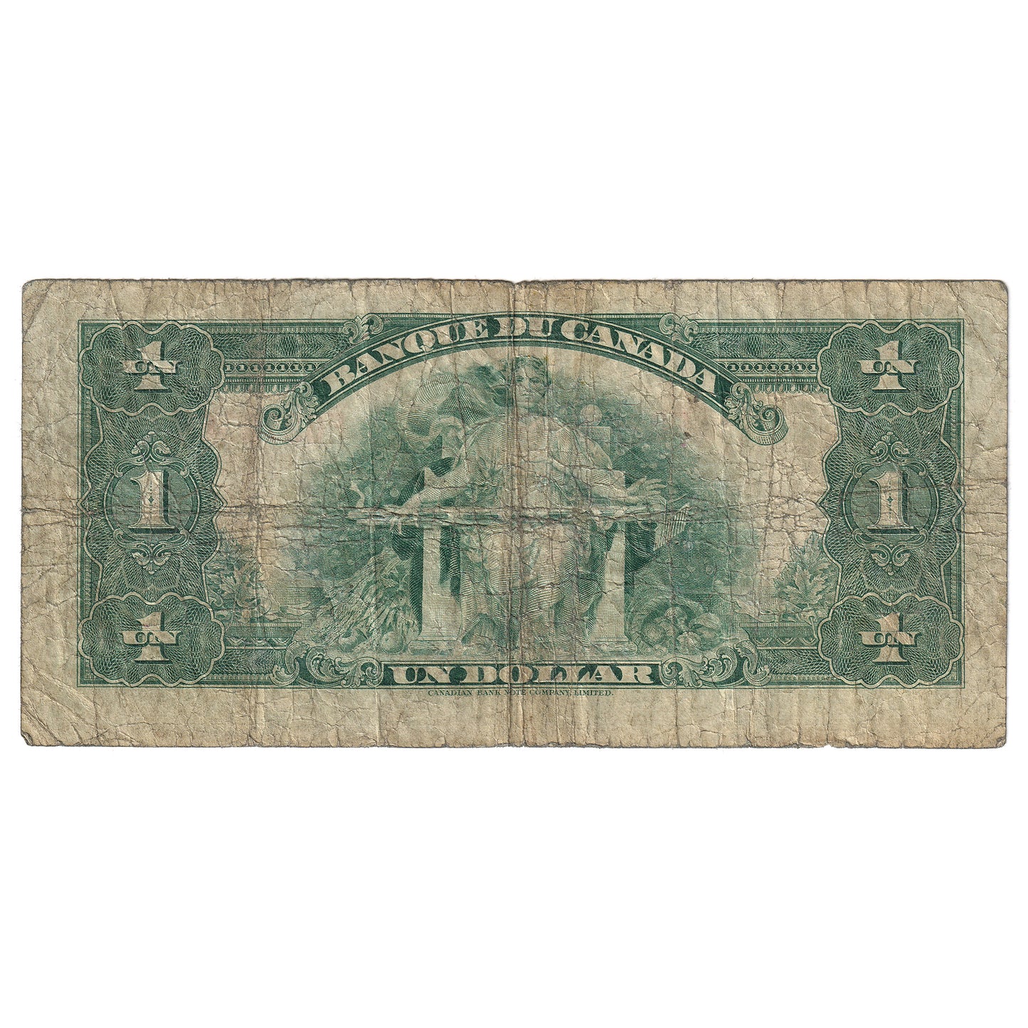 BC-2 1935 Canada $1 Osborne-Towers, French, Circ