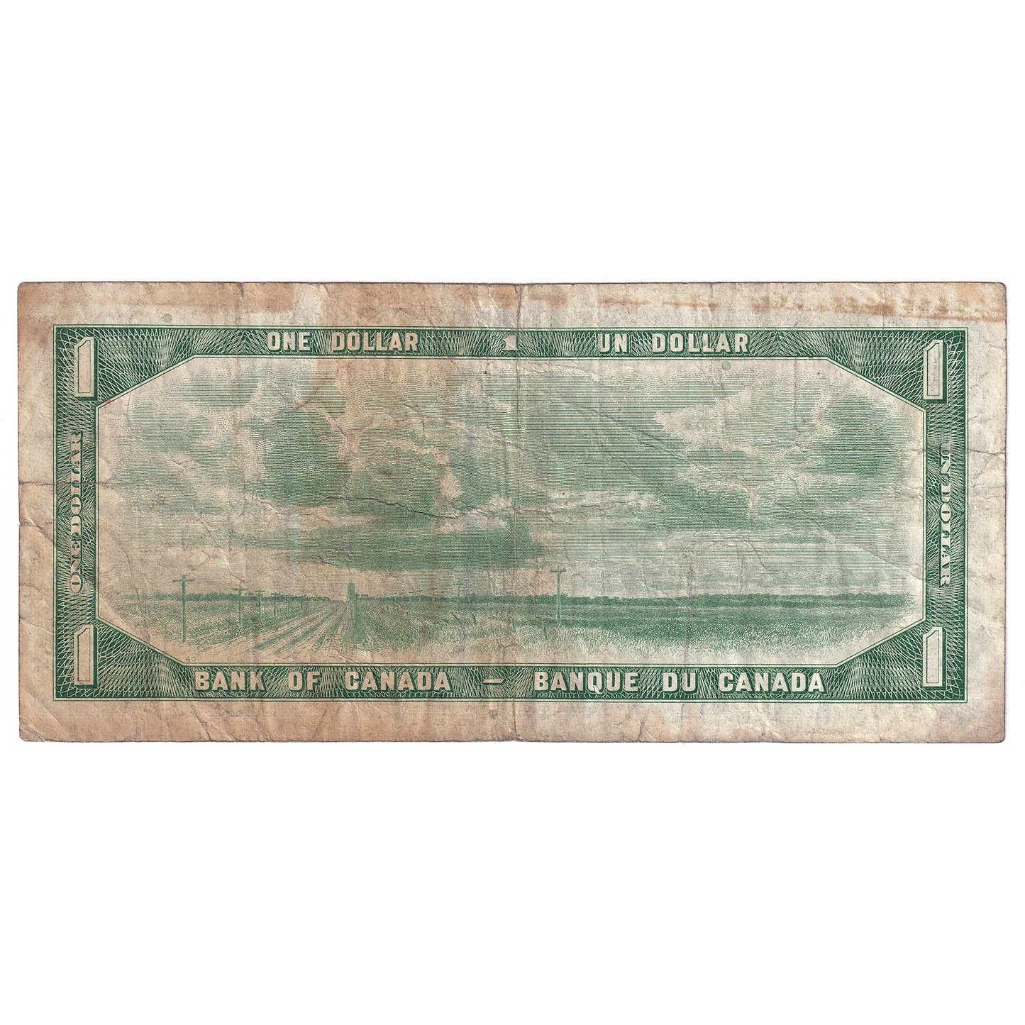 BC-37aA 1954 Canada $1 Beattie-Coyne, *A/A, Circ