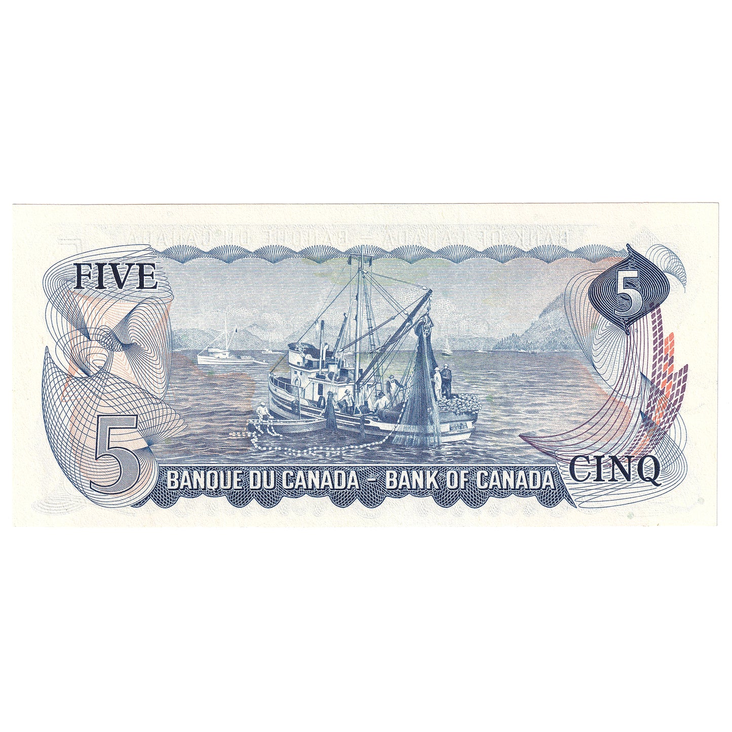 BC-48b 1972 Canada $5 Lawson-Bouey, CX, CUNC