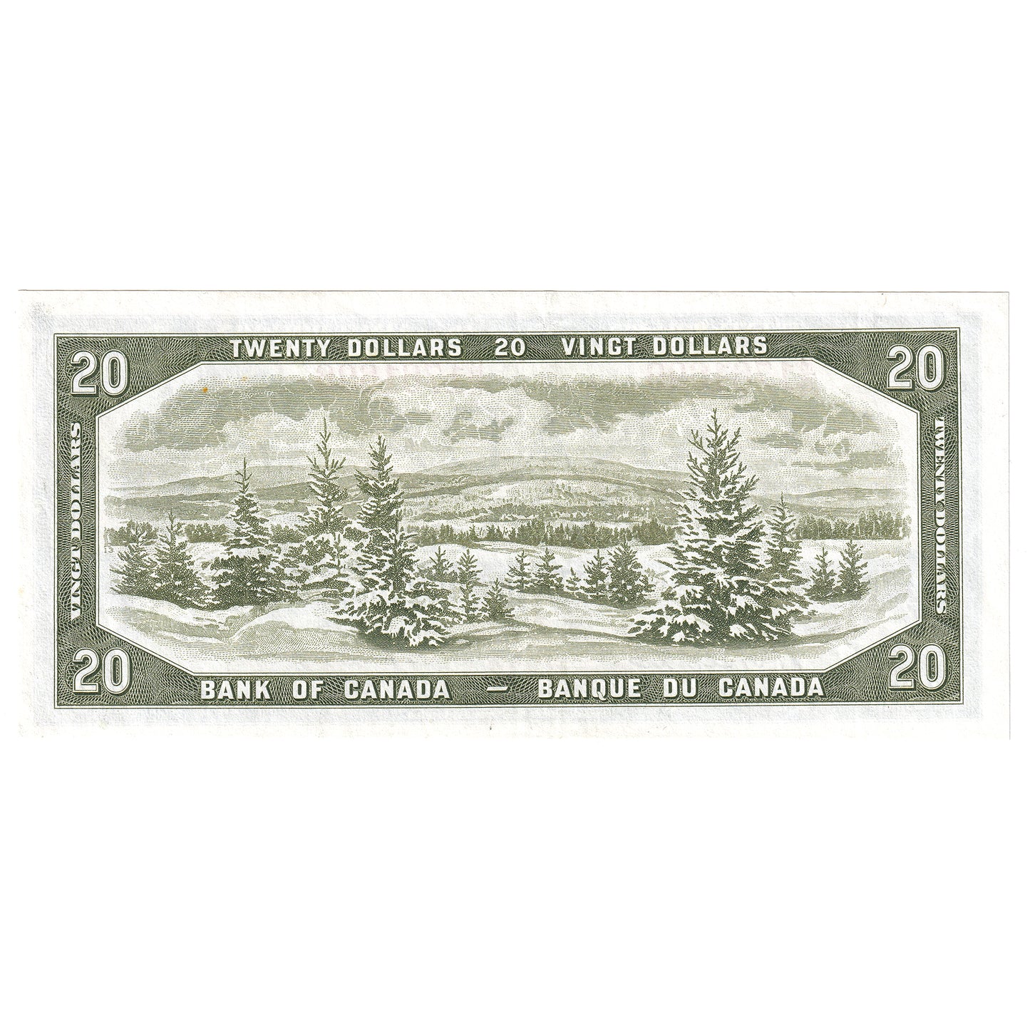 BC-41a 1954 Canada $20 Beattie-Coyne, M/E, VF-EF