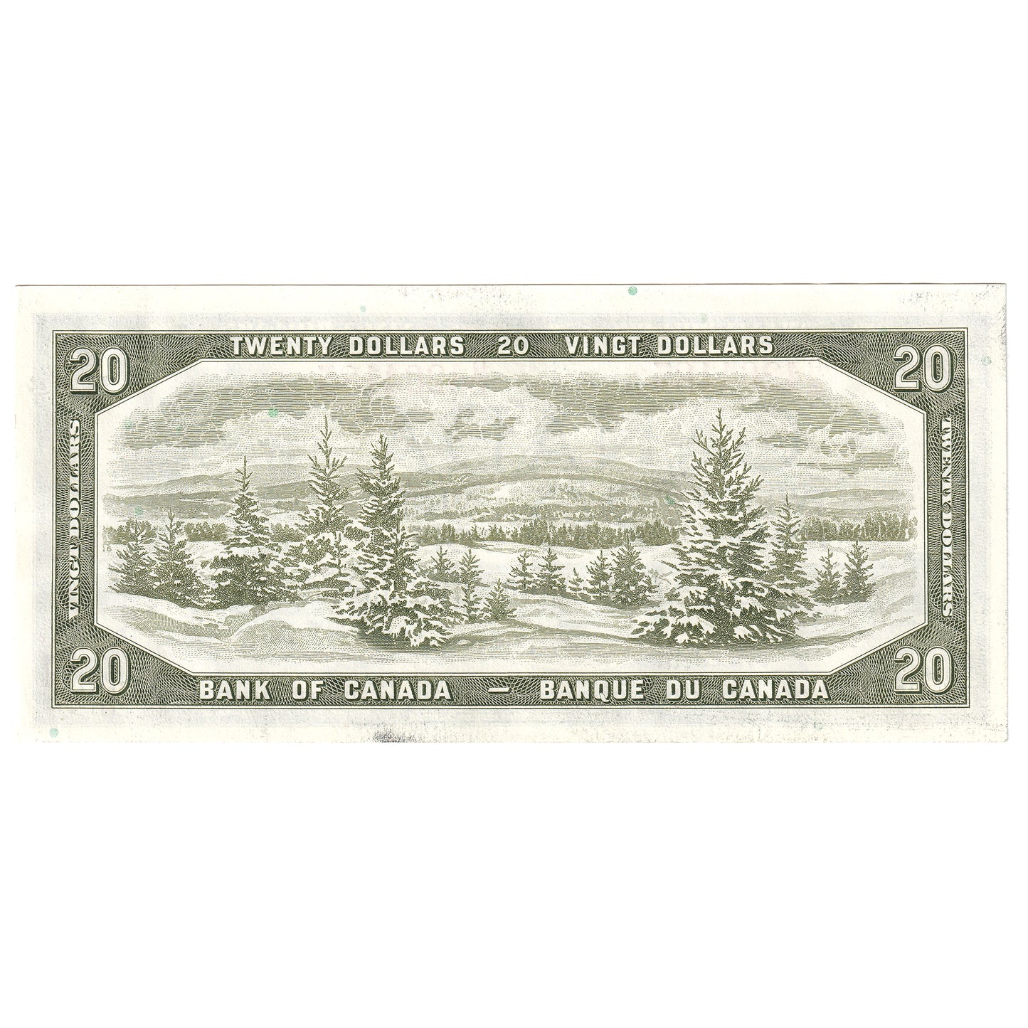 BC-41b 1954 Canada $20 Beattie-Rasminsky, R/E, AU-UNC