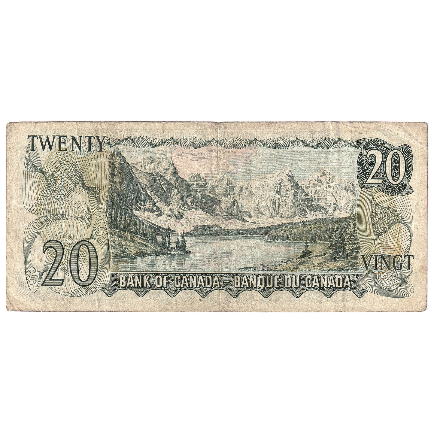 BC-50aA 1969 Canada $20 Beattie-Rasminsky, *EH, VG-F