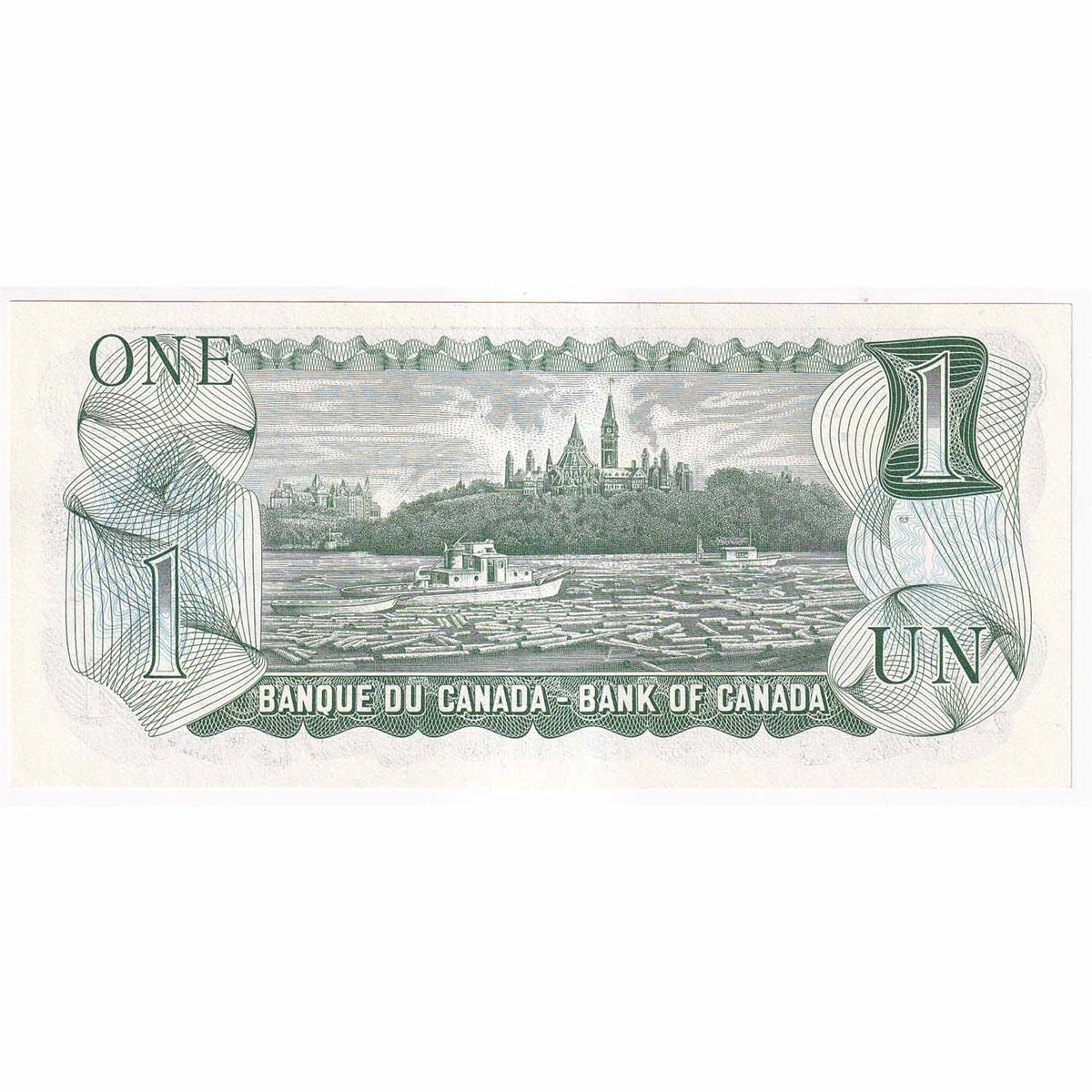 BC-46a-i 1973 Canada $1 Lawson-Bouey, AFF, Litho, Choice Uncirculated (CUNC63)