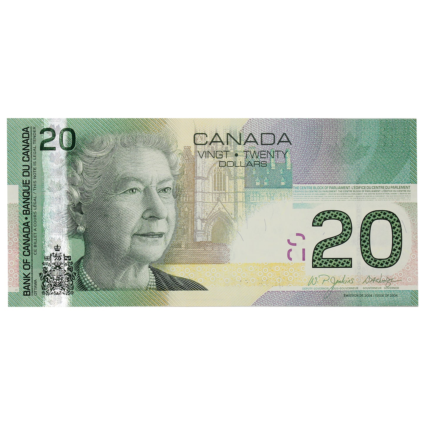 BC-64aA-i 2007 Canada $20 Jenkins-Dodge, ELL (9.720-9.990), Choice Uncirculated (CUNC63)