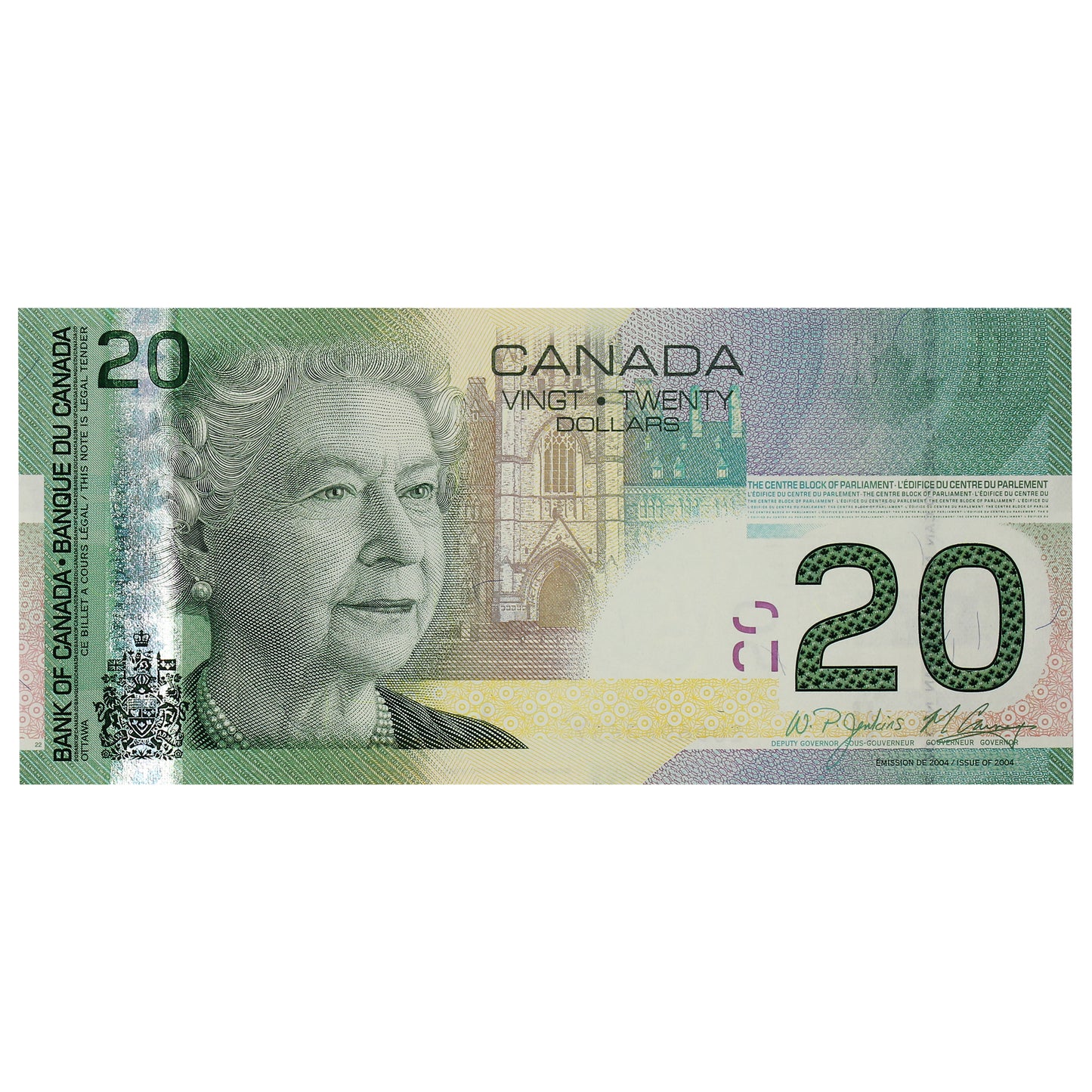 BC-64b 2008 Canada $20 Jenkins-Carney, EUE, CUNC