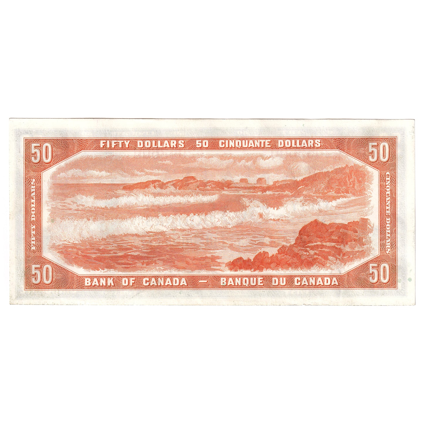 BC-34b 1954 Canada $50 Beattie-Coyne, Devil's Face, A/H, AU-UNC