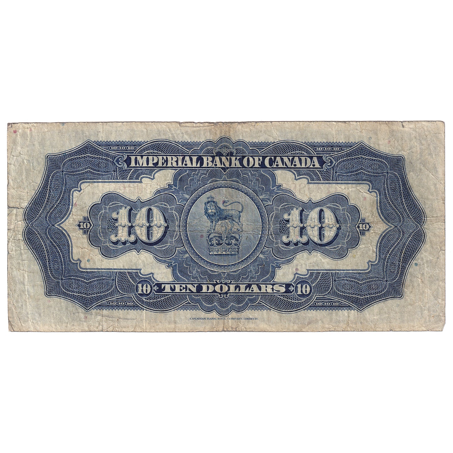375-18-06 1923 Imperial Bank of Canada $10 Howland-Phipps, Fine (F12)