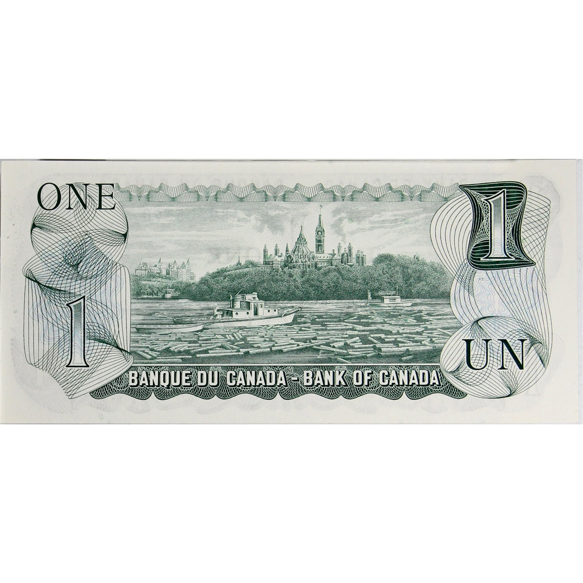 BC-46a-i 1973 Canada $1 Lawson-Bouey, EAB, Uncirculated (MS60)