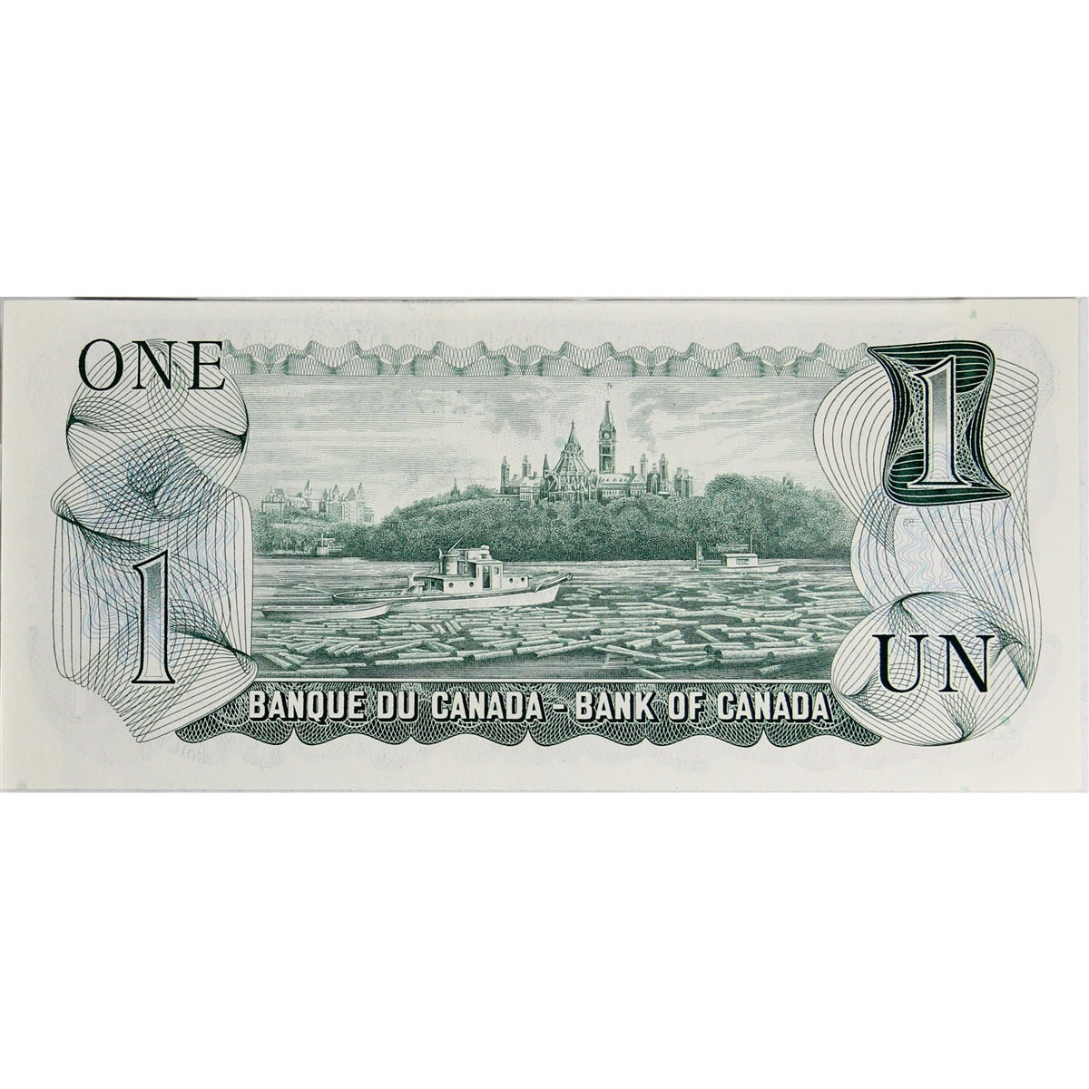 BC-46a-i 1973 Canada $1 Lawson-Bouey, EAE, Uncirculated (MS60)