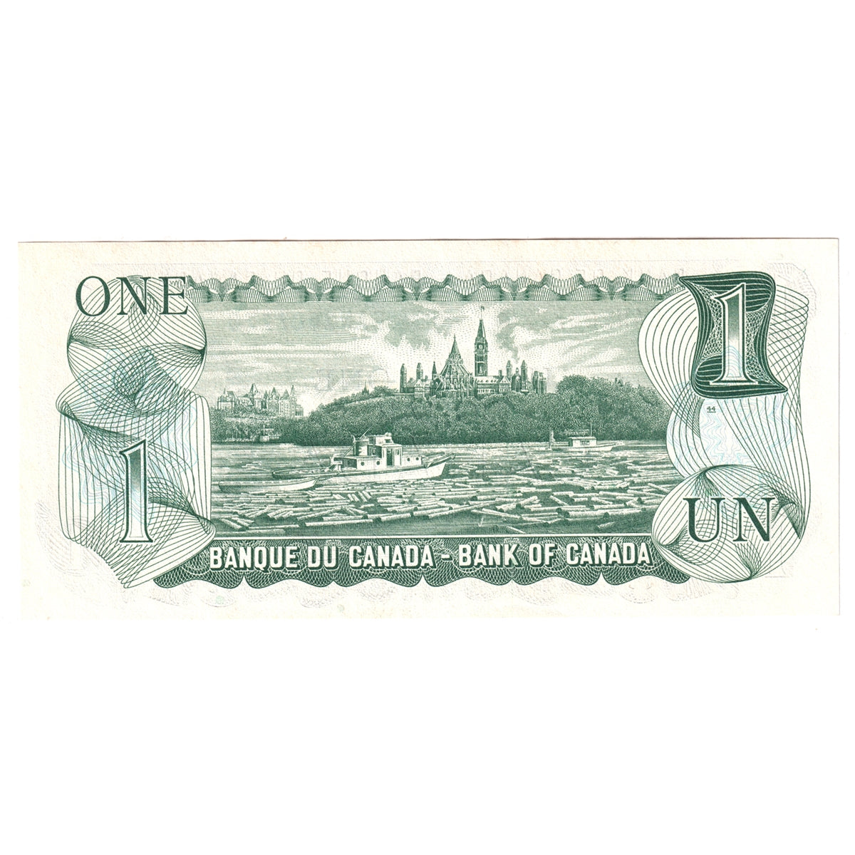 BC-46a-i 1973 Canada $1 Lawson-Bouey, EAN, AU-UNC (AU55)