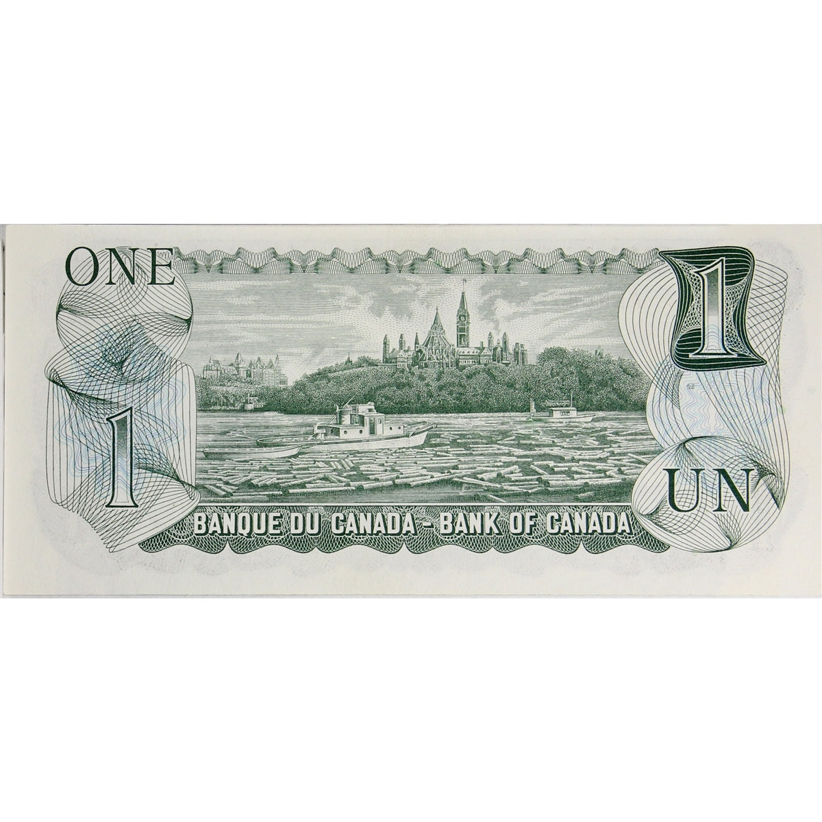 BC-46b 1973 Canada $1 Crow-Bouey, ALN, Uncirculated (MS60)