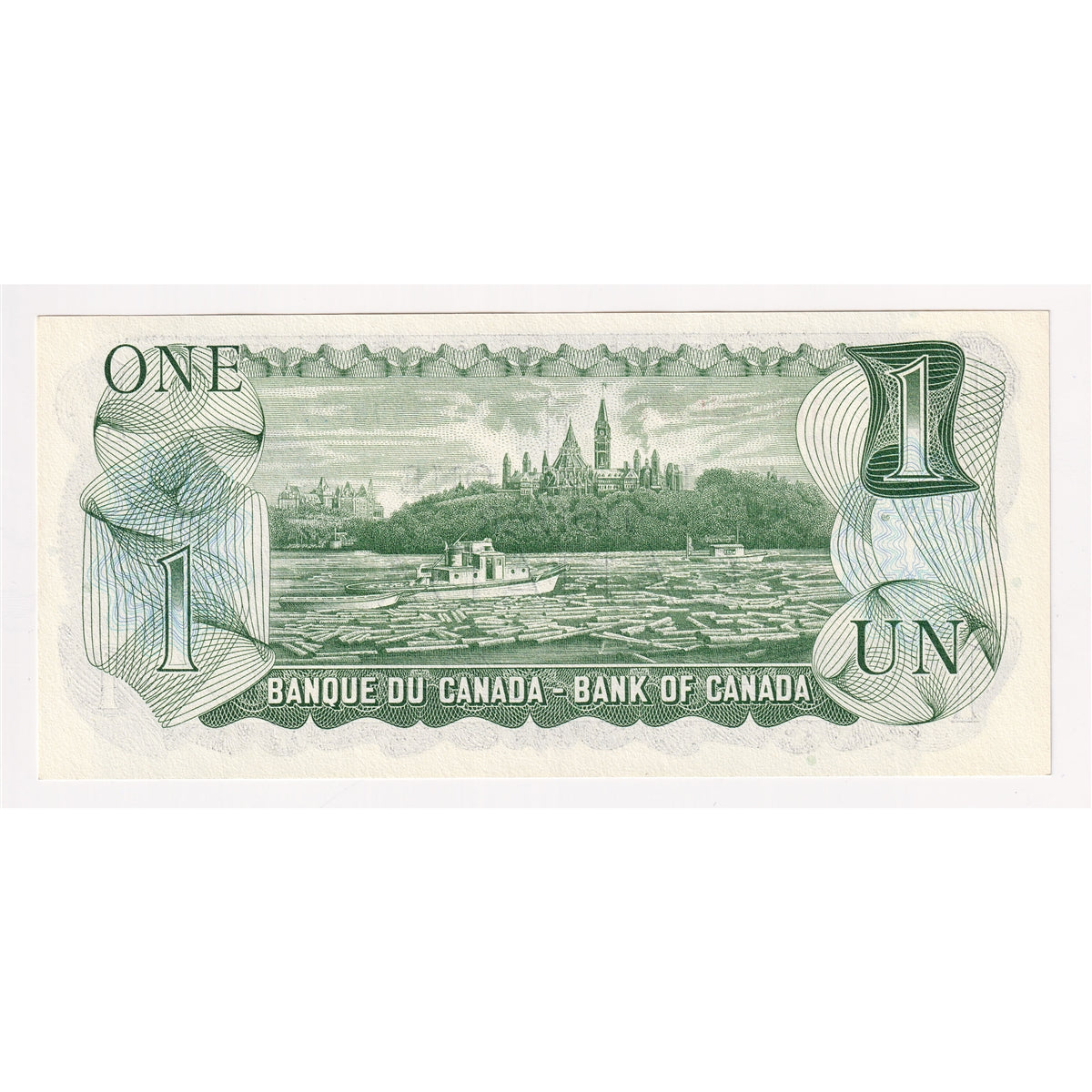 BC-46b 1973 Canada $1 Crow-Bouey, ALU, Uncirculated (MS60)