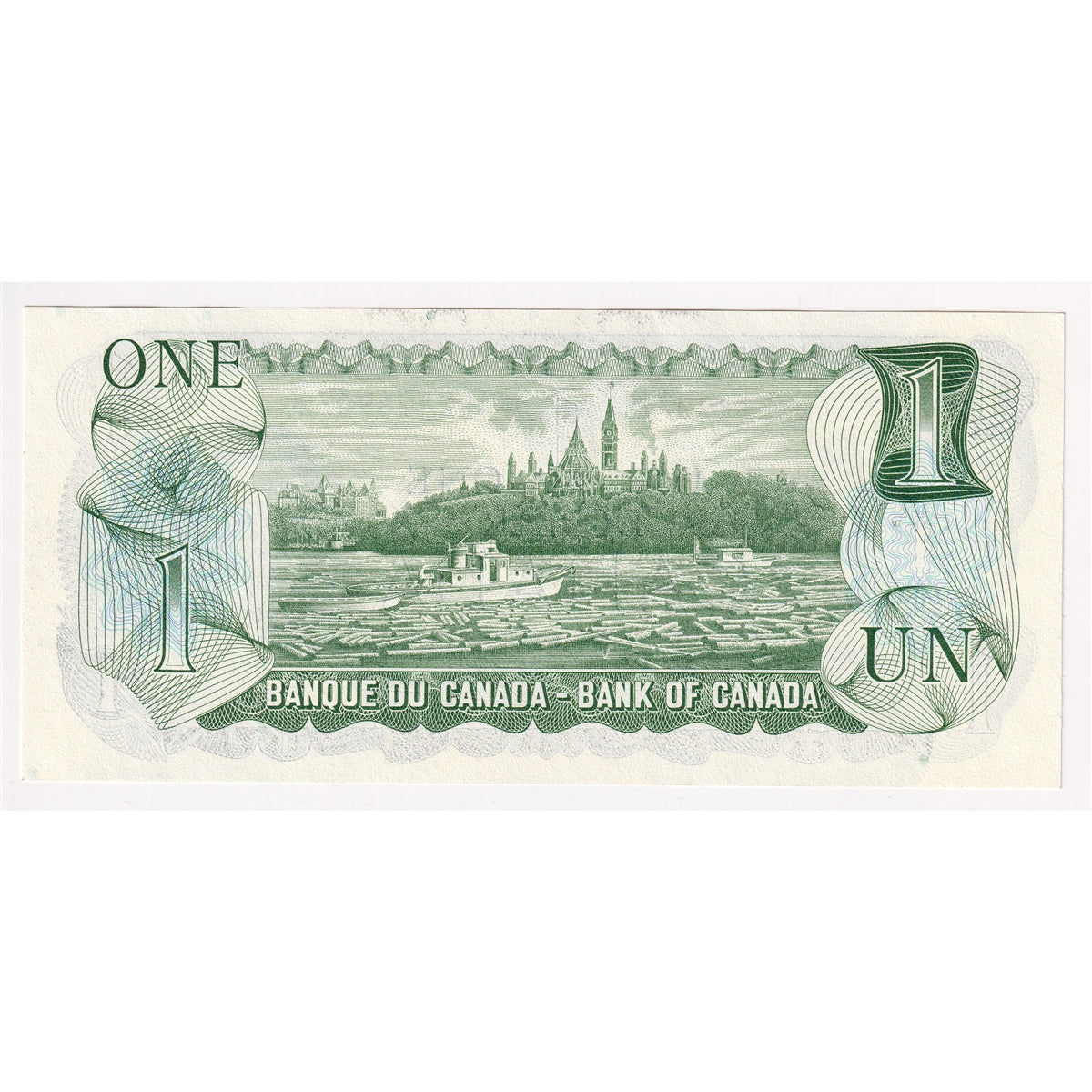 BC-46b 1973 Canada $1 Crow-Bouey, ALW, Uncirculated (MS60)