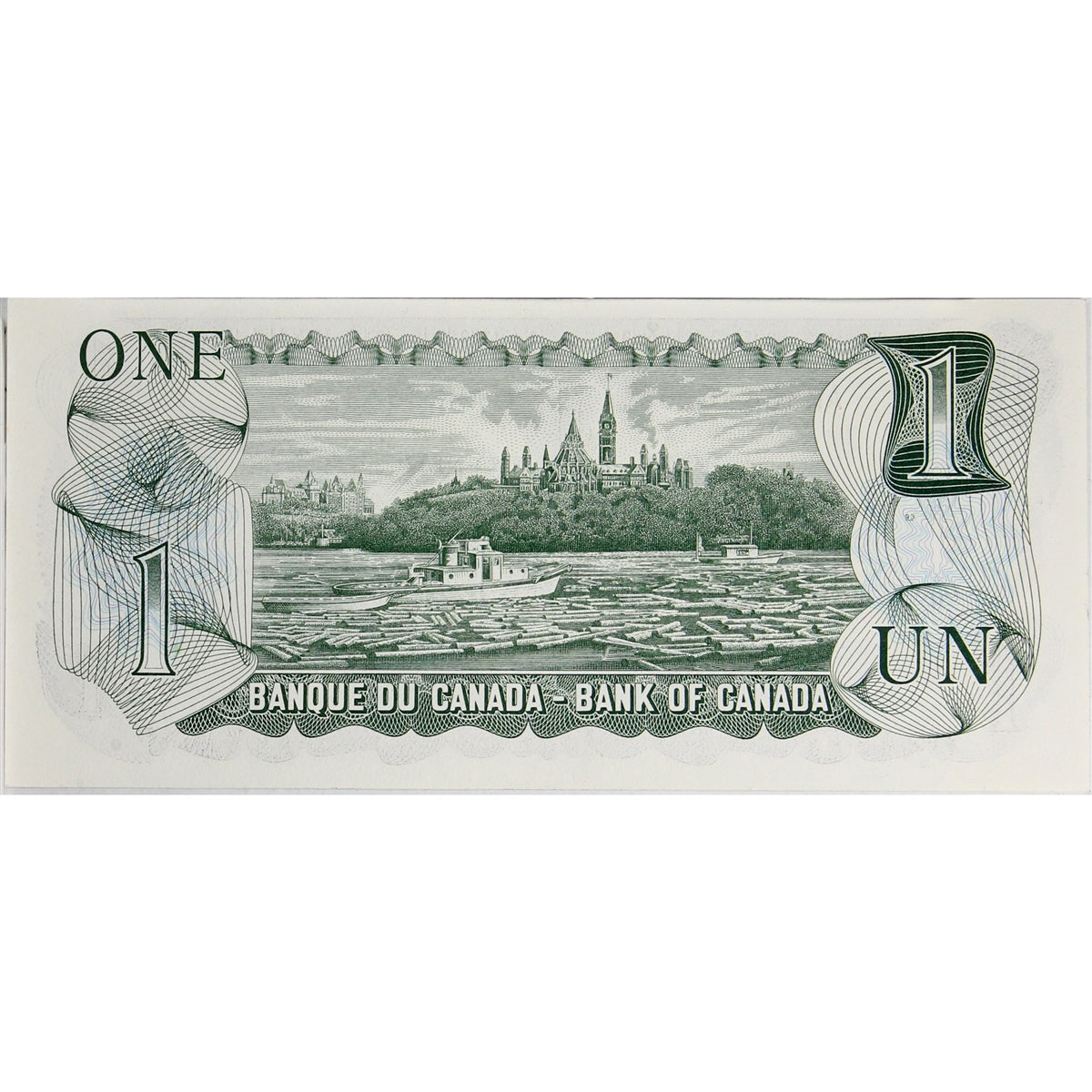 BC-46b 1973 Canada $1 Crow-Bouey, AMR, Uncirculated (MS60)