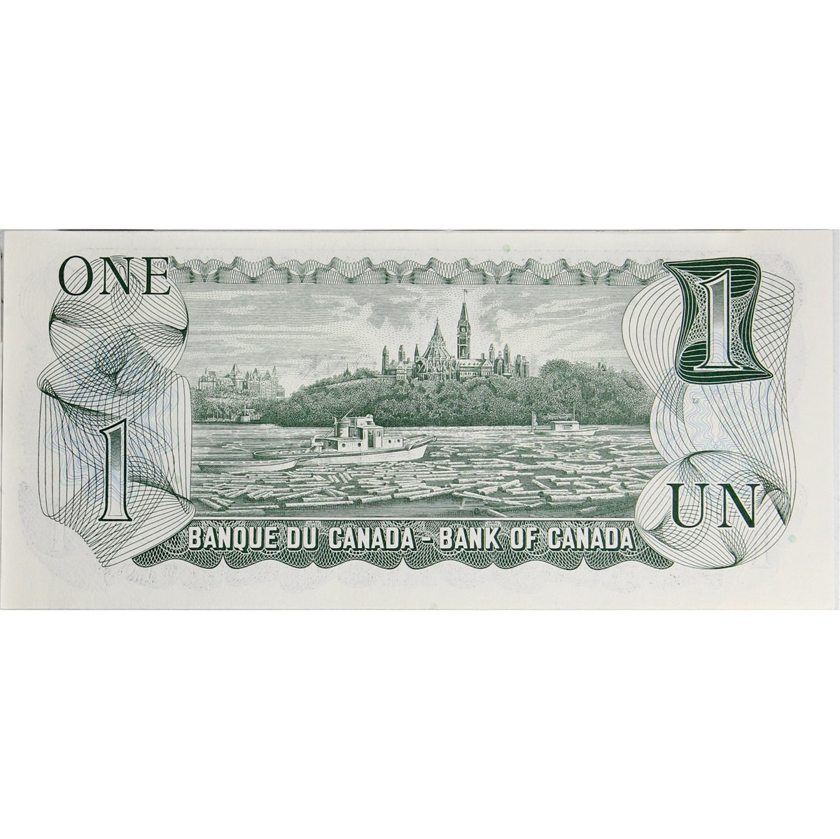 BC-46b 1973 Canada $1 Crow-Bouey, BAL, Uncirculated (MS60)