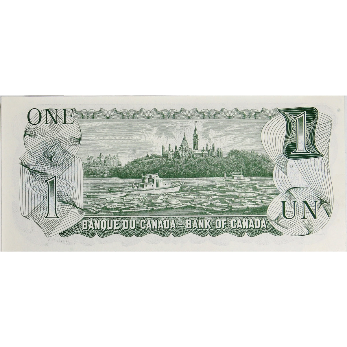 BC-46b 1973 Canada $1 Crow-Bouey, BCK, Choice Uncirculated (CUNC63)
