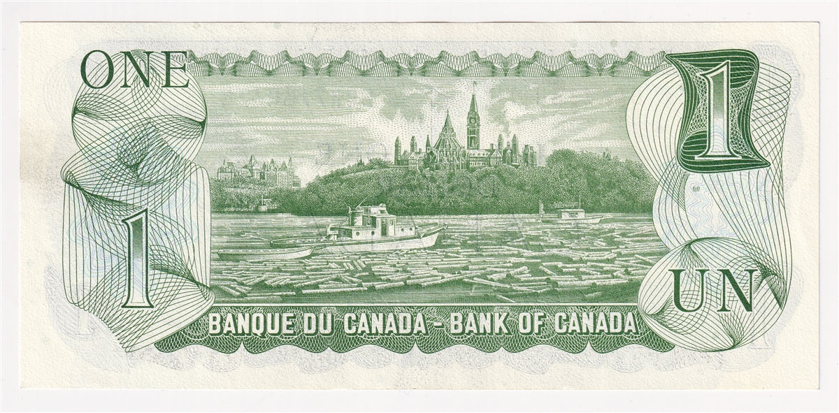 BC-46b 1973 Canada $1 Crow-Bouey, BCK, Uncirculated (MS60)